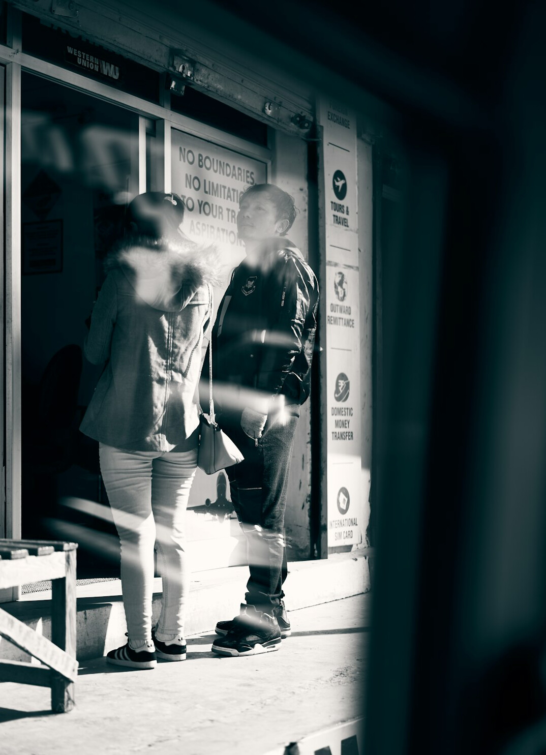 store detective watching shopper
