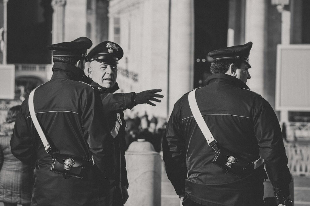security team discussing
