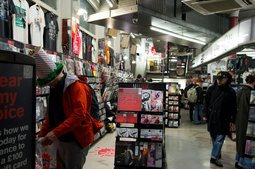 store detective observing shoppers
